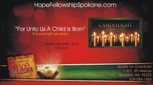 For Unto Us A Child Is Born (Christmas Even Service 2012)