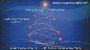 We Are His Ornaments